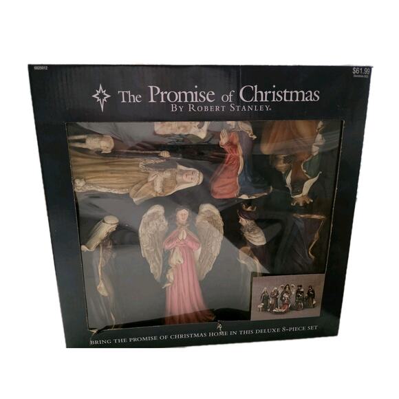 The Promise Of Christmas By Robert Stanley 11 Piece Nativity Set New in Box - Picture 1 of 7